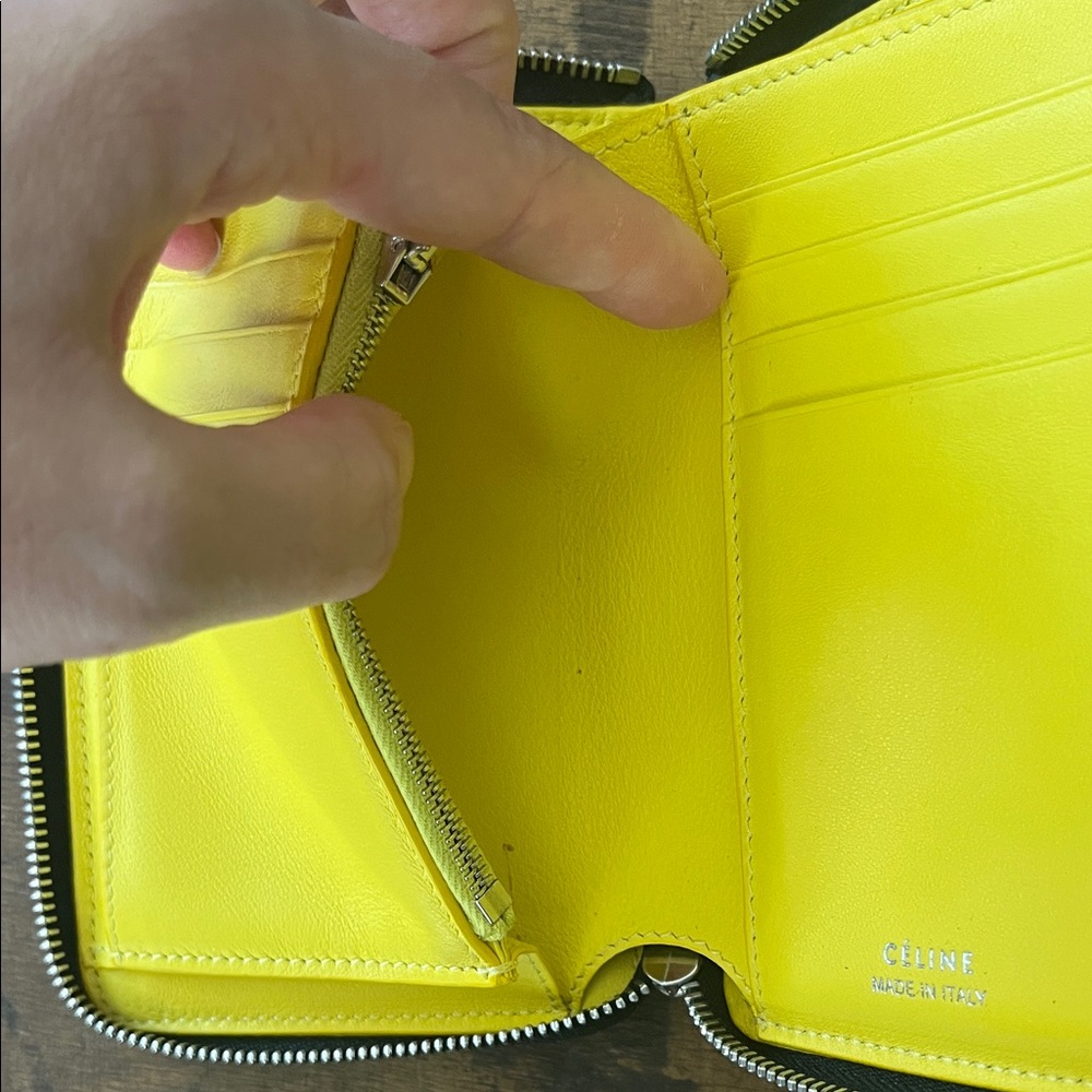 Celine Textured Black Wallet - Picture 5 of 16